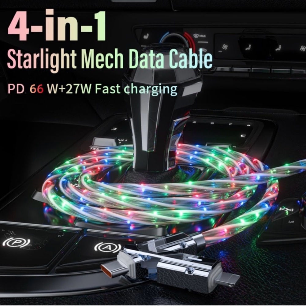 LED Multi-Color Charging Cable - Picture 3 of 3